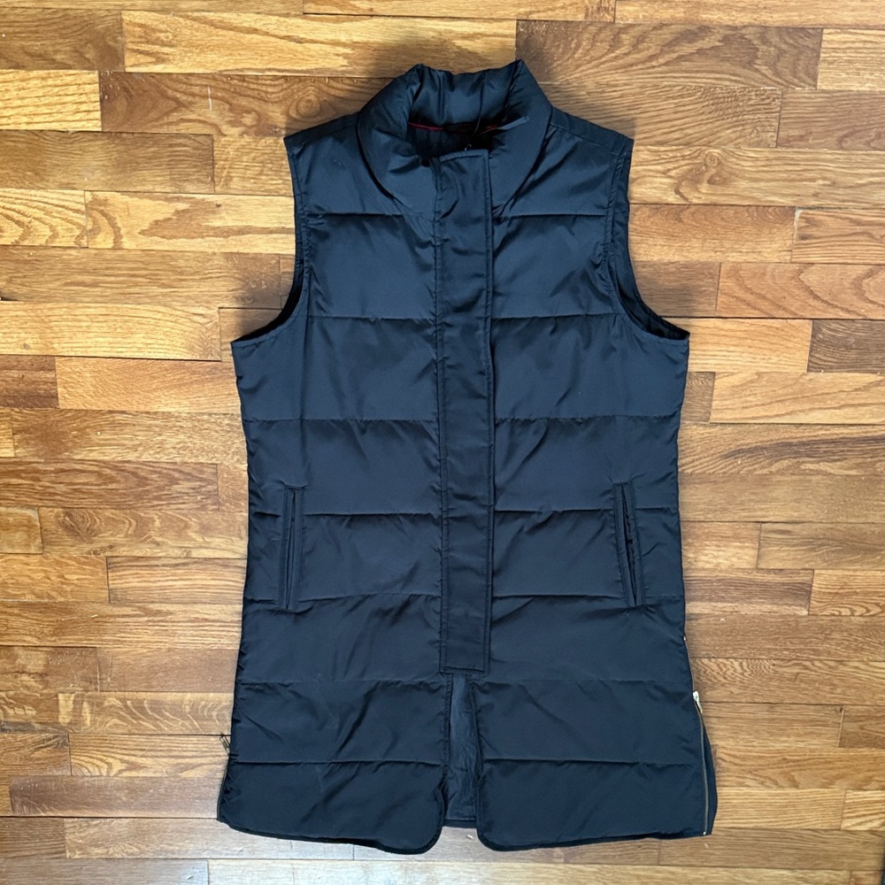 Black Quilted Puffer Vest - Women